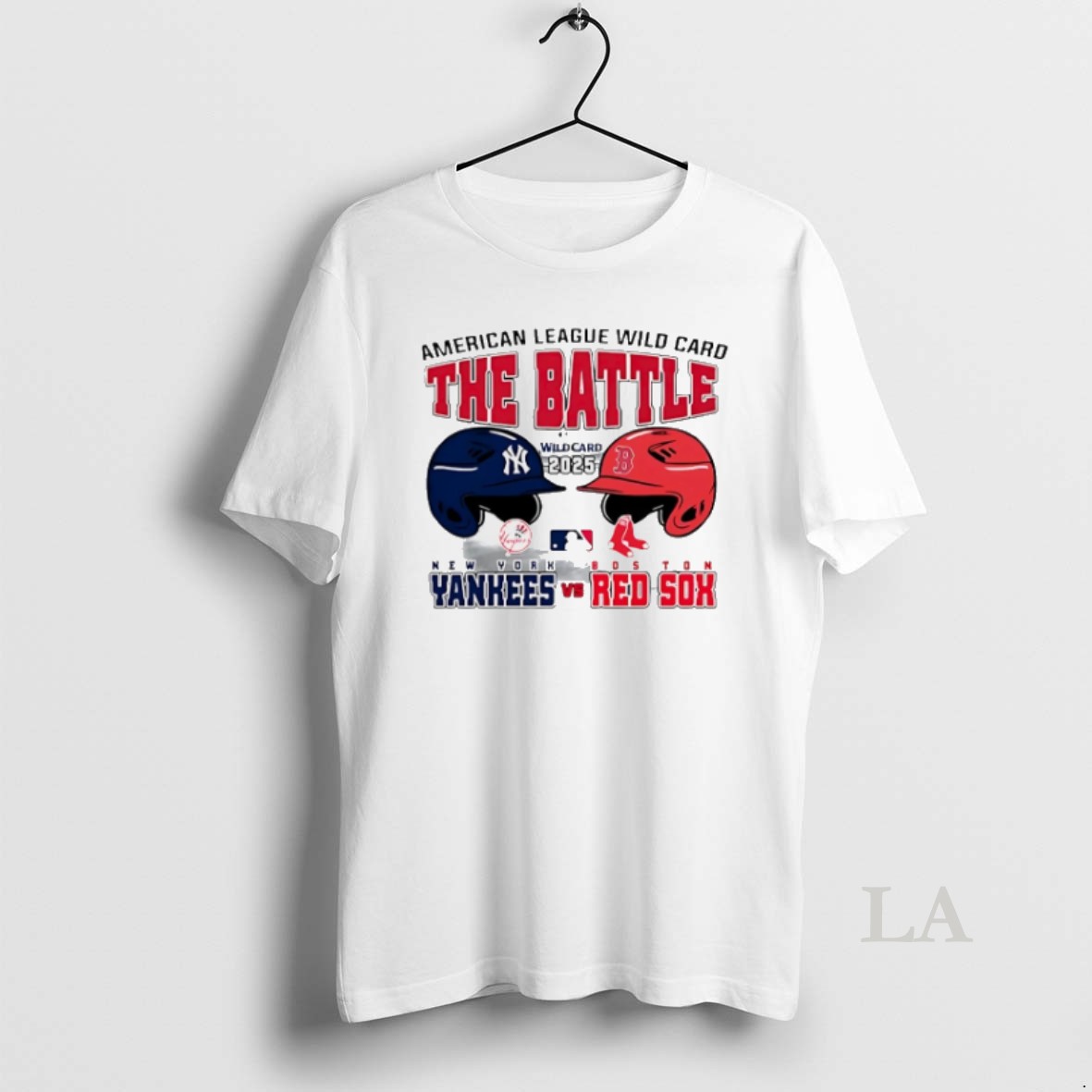 Original The Battle New York Yankees Vs Boston Red Sox 2025 Mlb Al Wild Card Matchup Shirt