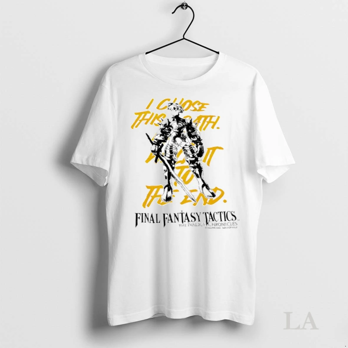 Original The Ivalice Chronicles Final Fantasy Tactics I Chose This Path Ladies Shirt