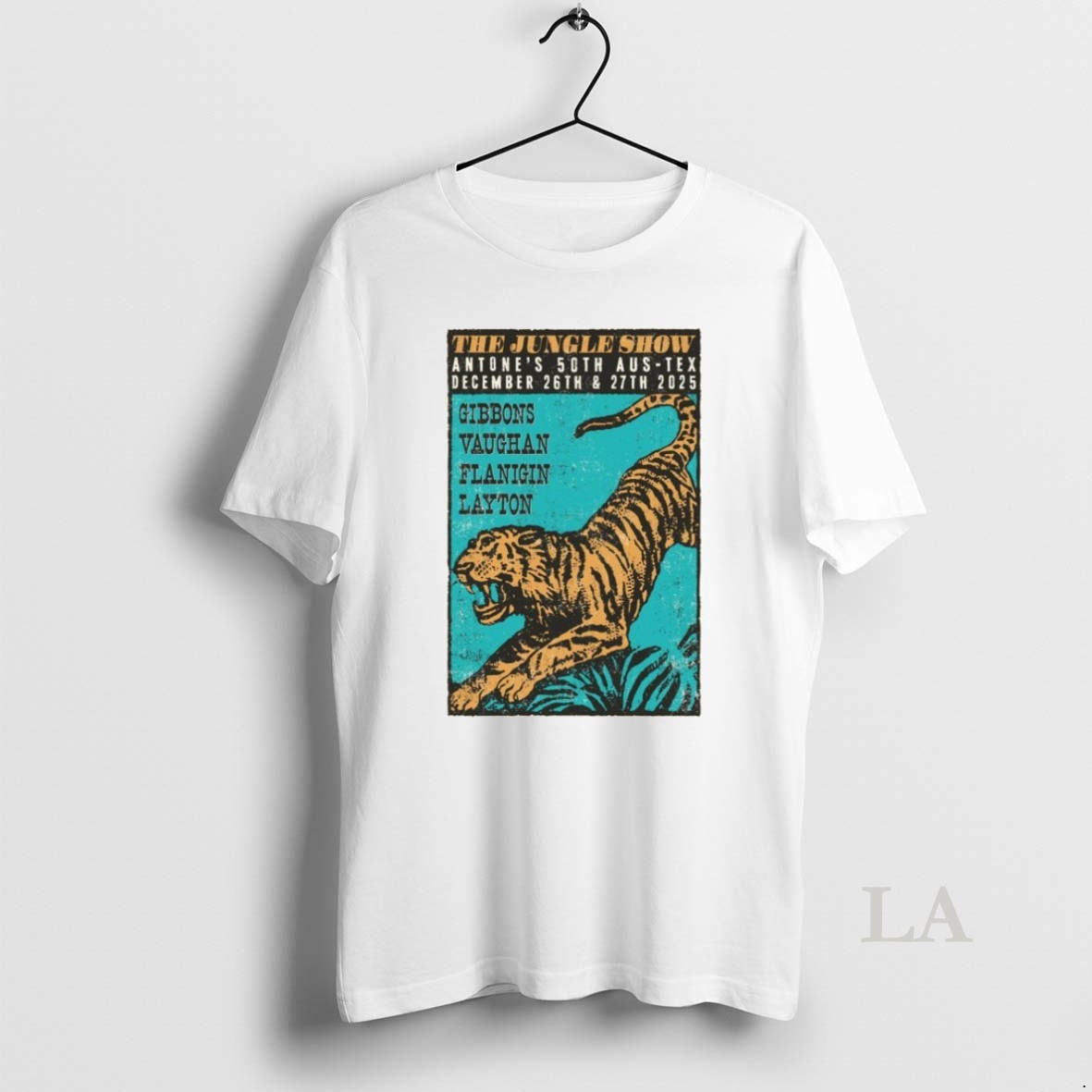 Original The Jungle Show Antones 50th Aus Tex December 26 27 2025 Tiger Shirt
