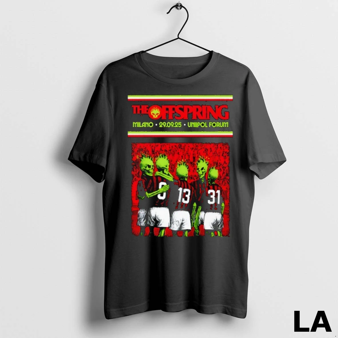 Original The Offspring 9 29 2025 Unipol Forum In Assago Milano Shirt