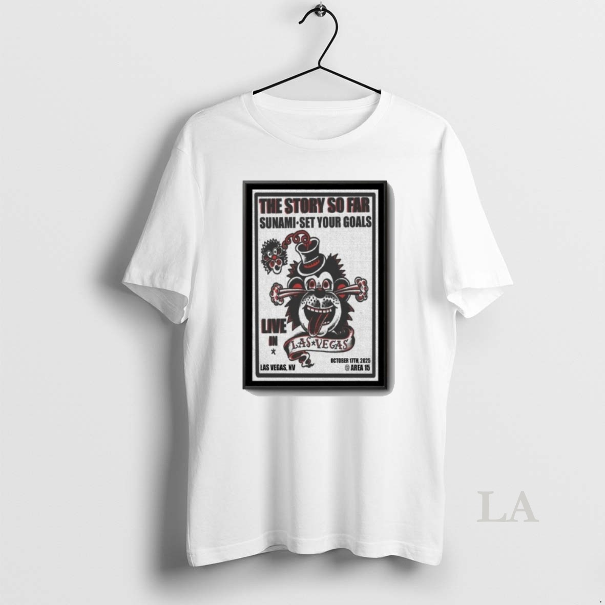 Original The Story So Far Tour Las Vegas 10 17 Shirt