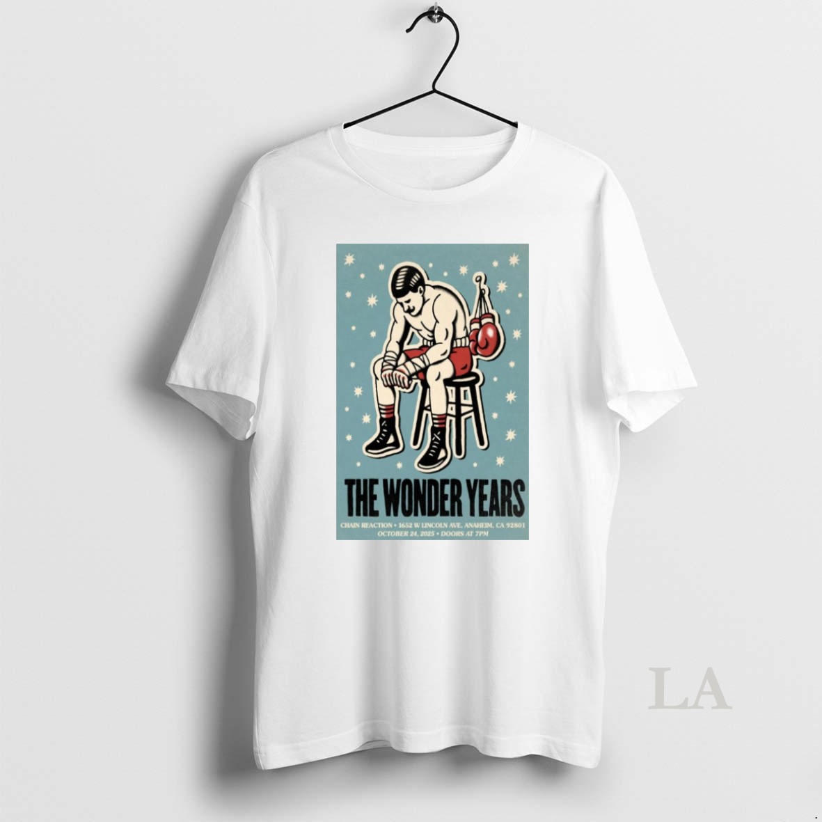 Original The Wonder Years Anaheim Ca October 24 2025 Concert Shirt