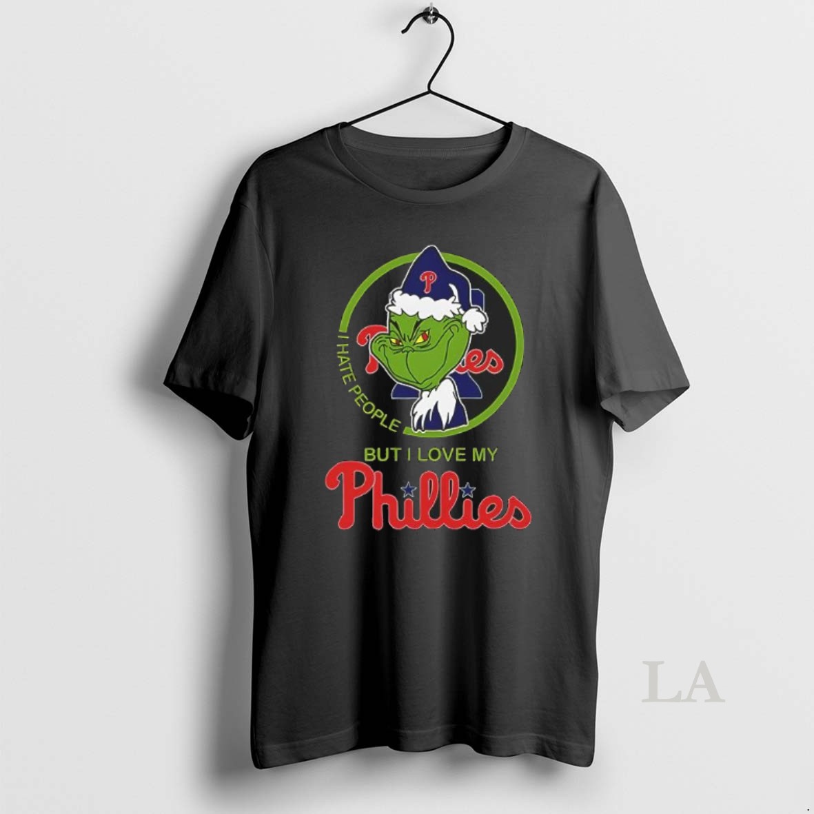 Original The Grinch I Hate People But I Love My Phillies Shirt