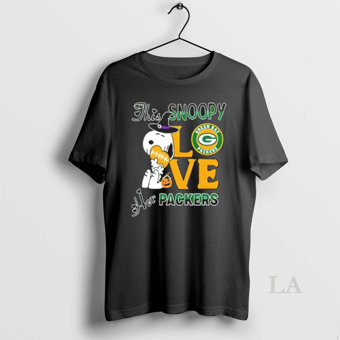 Original This Snoopy Love Her Green Bay Packers Mlb Happy Halloween Shirt