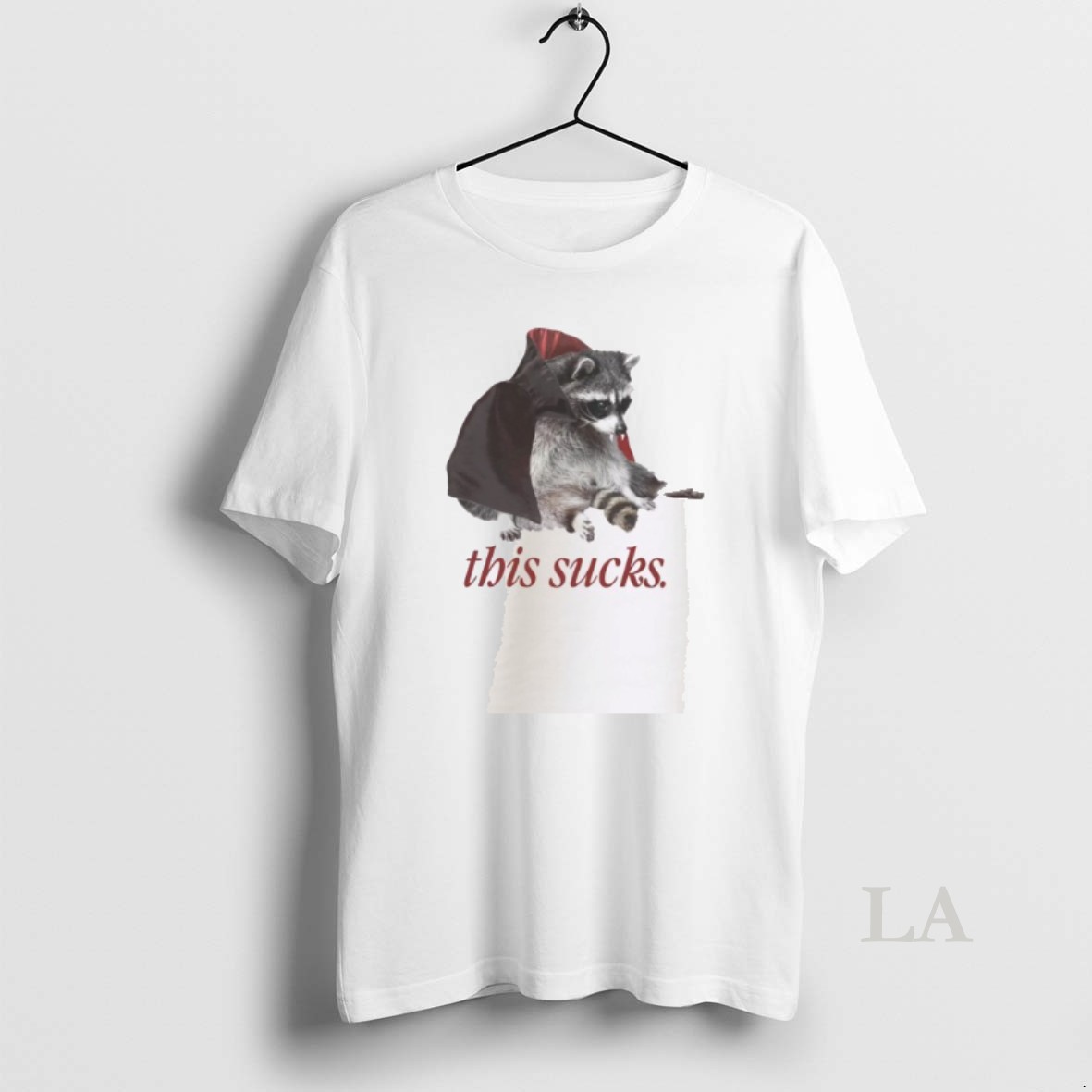 Original This Sucks Halloween Vampire Raccoon Shirt