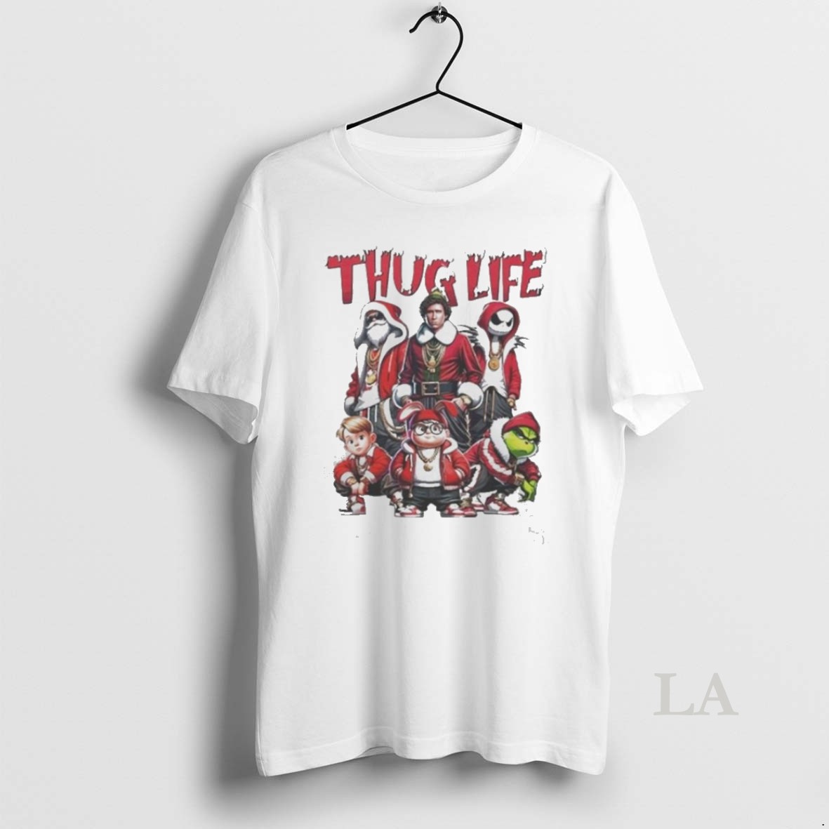 Original Thug Life Santa Grinch Friends Christmas Vintage 2025 Shirt
