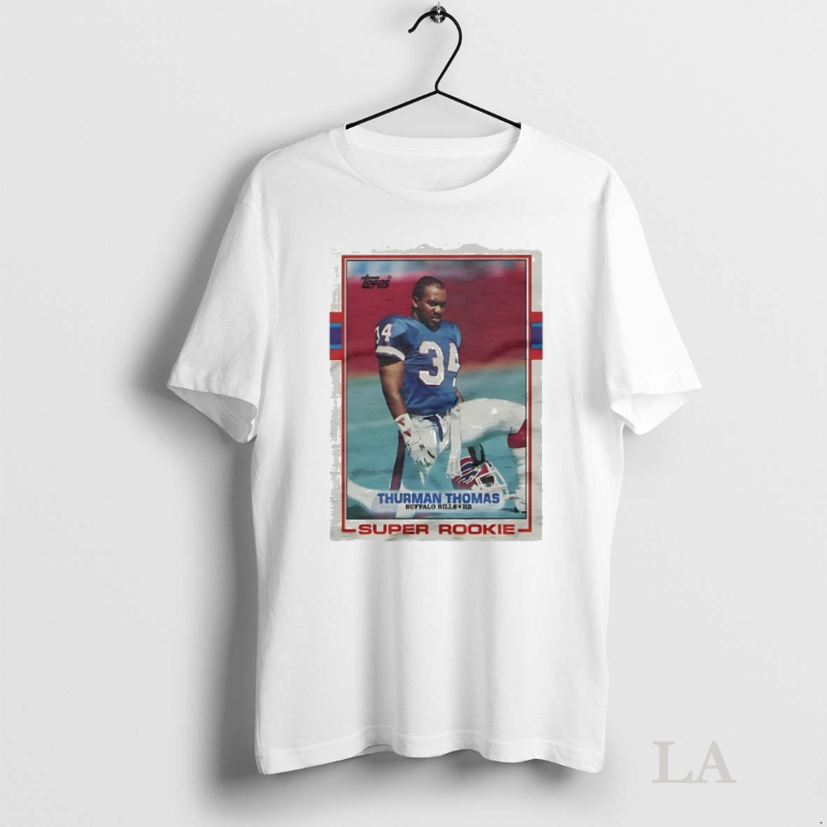 Original Thurman Thomas Buffalo Bills 1989 Nfl Football Card Shirt 2