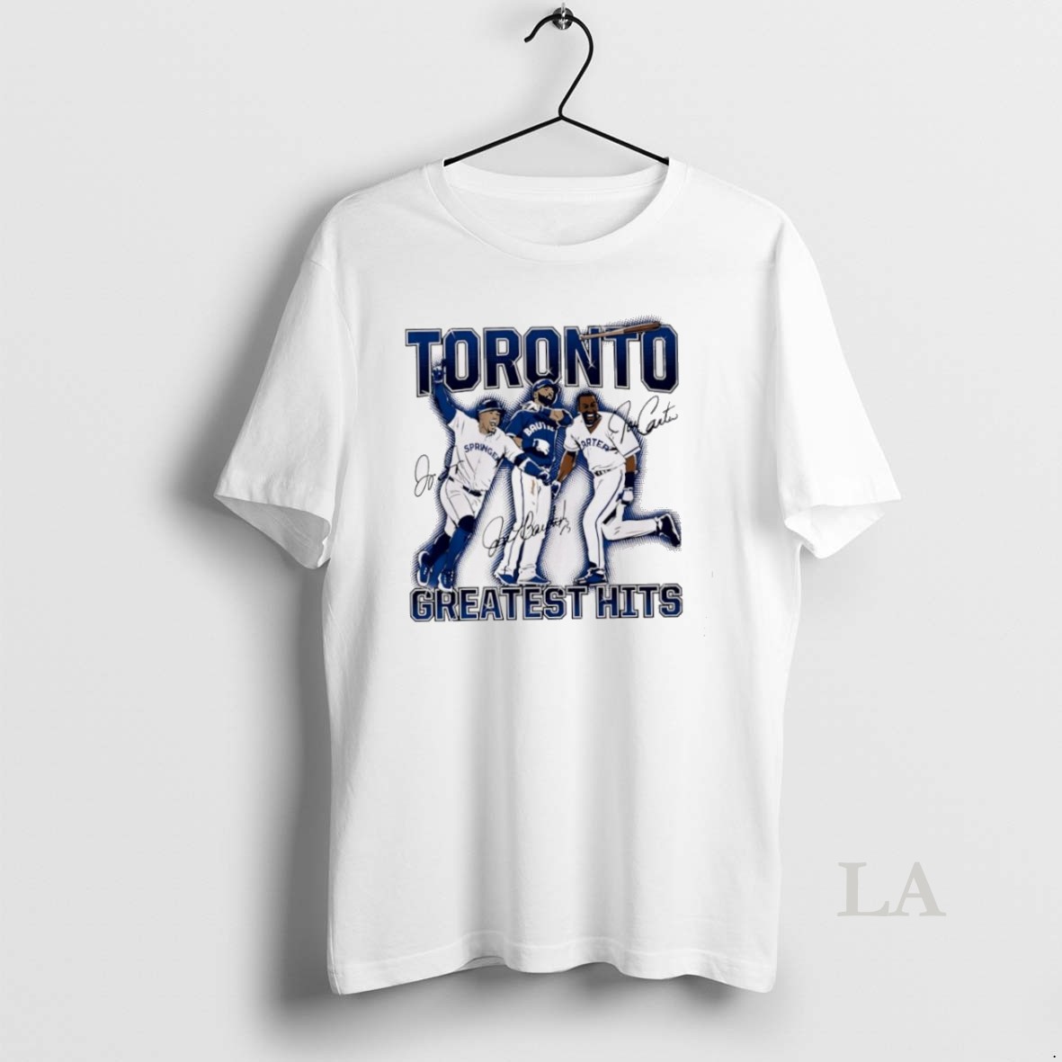 Original Toronto Greatest Hits George Springer Jose Bautista Joe Carter Toronto Blue Jays Shirt