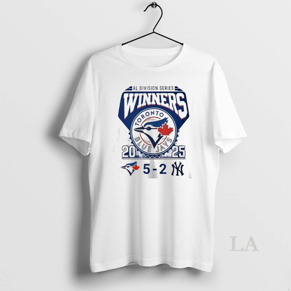 Original Tortonto Blue Jays Win 5 2 New York Yankees 2025 Al Division Series Winners Shirt