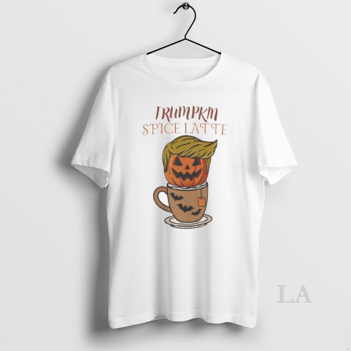 Original Trump Halloween Coffee Trumpkin Spice Latte Funny Shirt