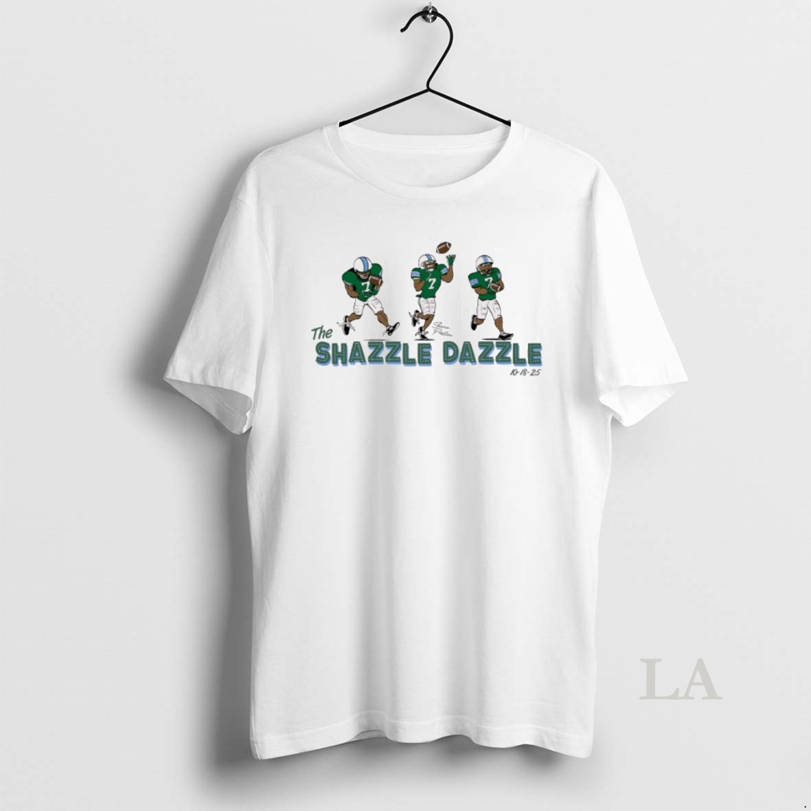 Original Tulane Green Wave Shazz Preston Shazzle Dazzle 10 18 2025 Shirt 2