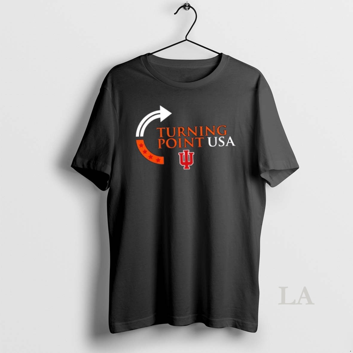 Original Turning Point Usa Charlie Kirk X Indiana University Bloomington 2 Sided Shirt