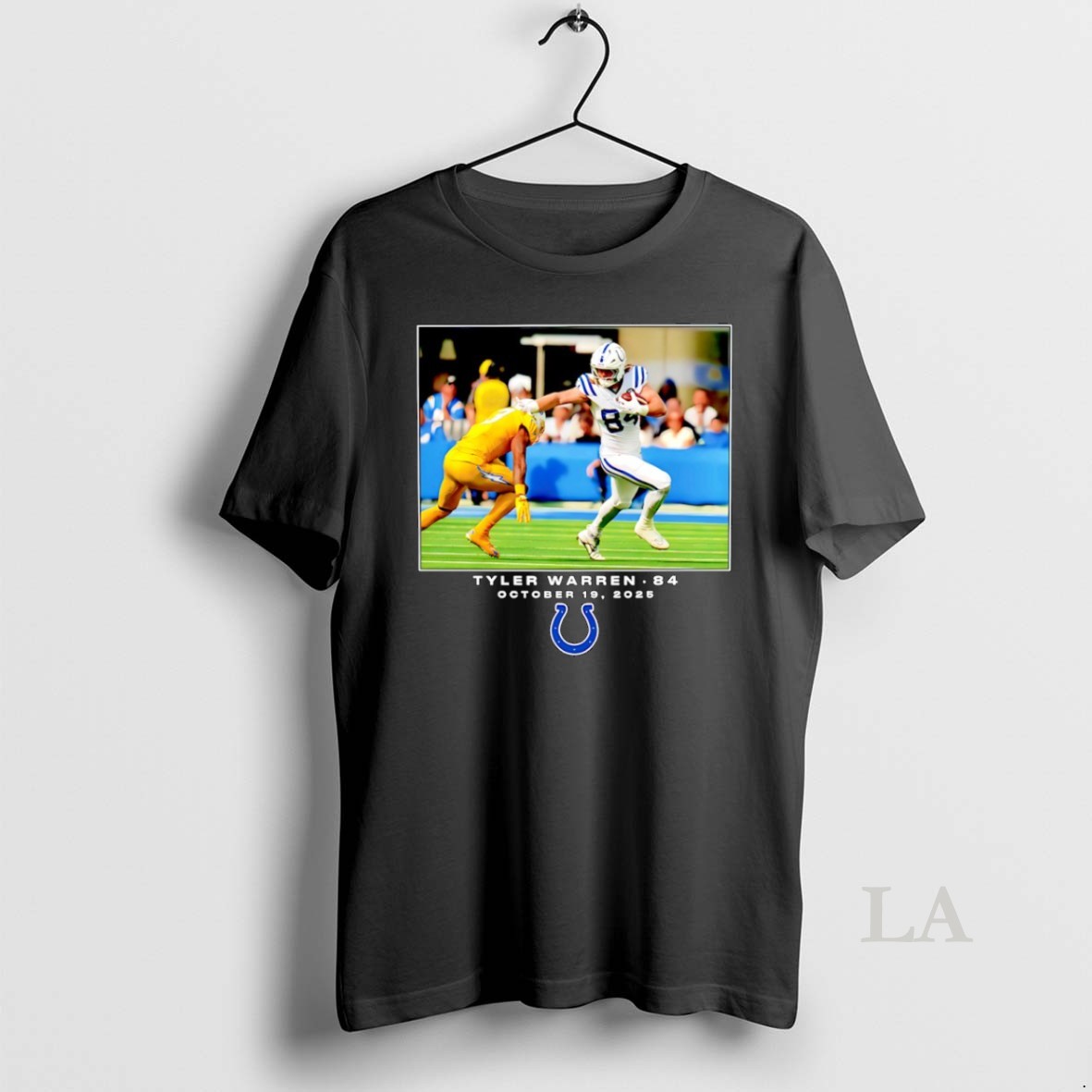 Original Tyler Warren Indianapolis Colts Nfl Flash Features Week 7 Photo Shirt