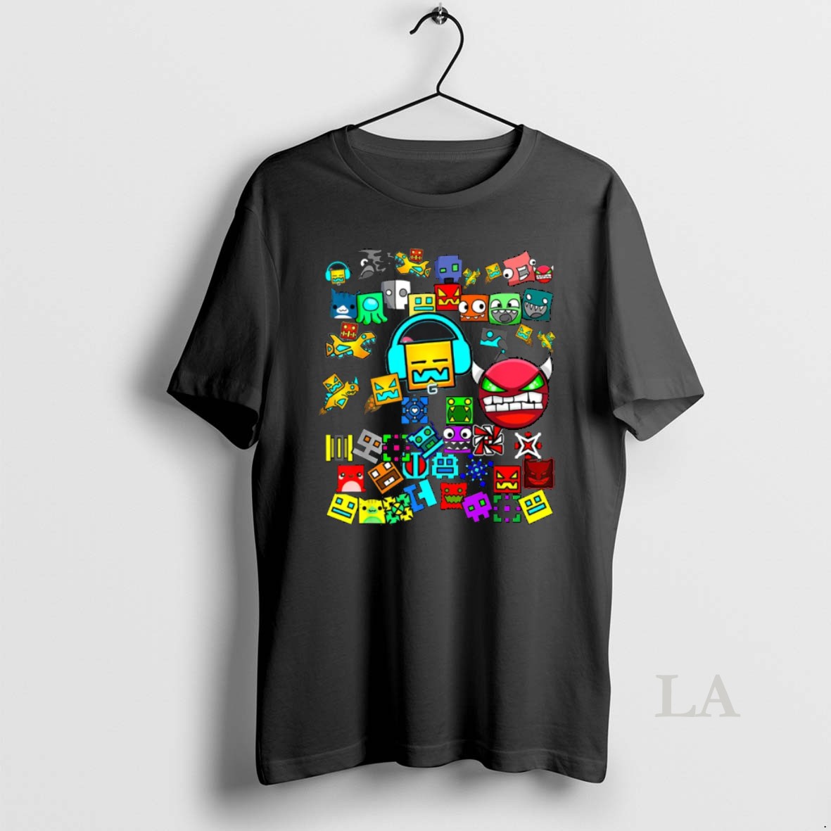 Original Video Gamer Lover Dash Video Game Geometry Shirt