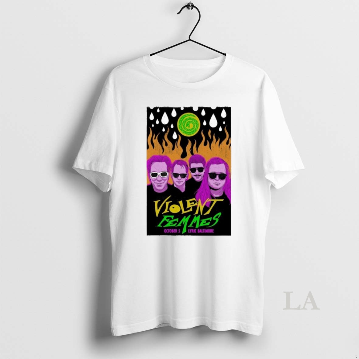 Original Violent Femmes Oct 5 2025 Lyric Baltimore Shirt