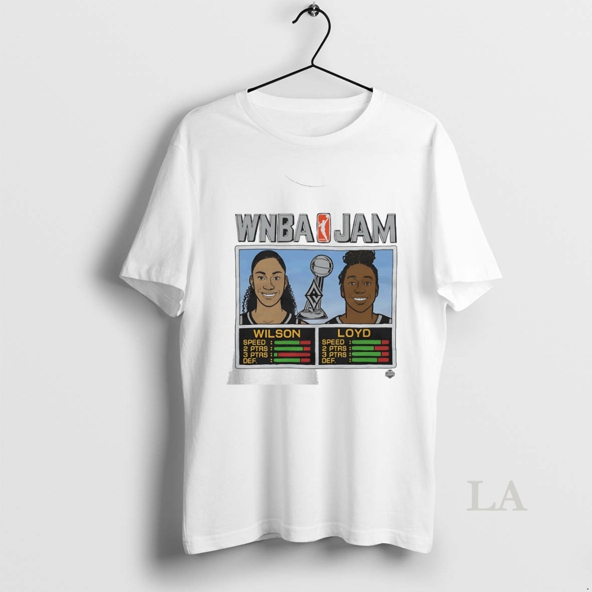Original Wnba Jam Las Vegas Aces 2025 Champs Aja Wilson And Jewell Loyd Shirt
