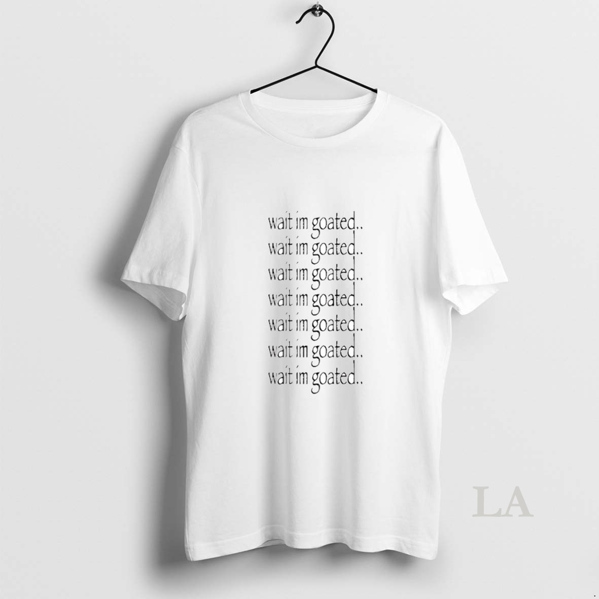 Original Wait Im Goated Repeat Shirt