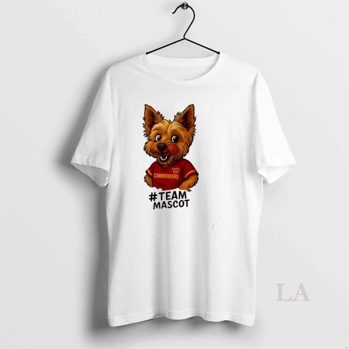 Original Washington Commanders Yorkie Hashtag Team Mascot Shirt