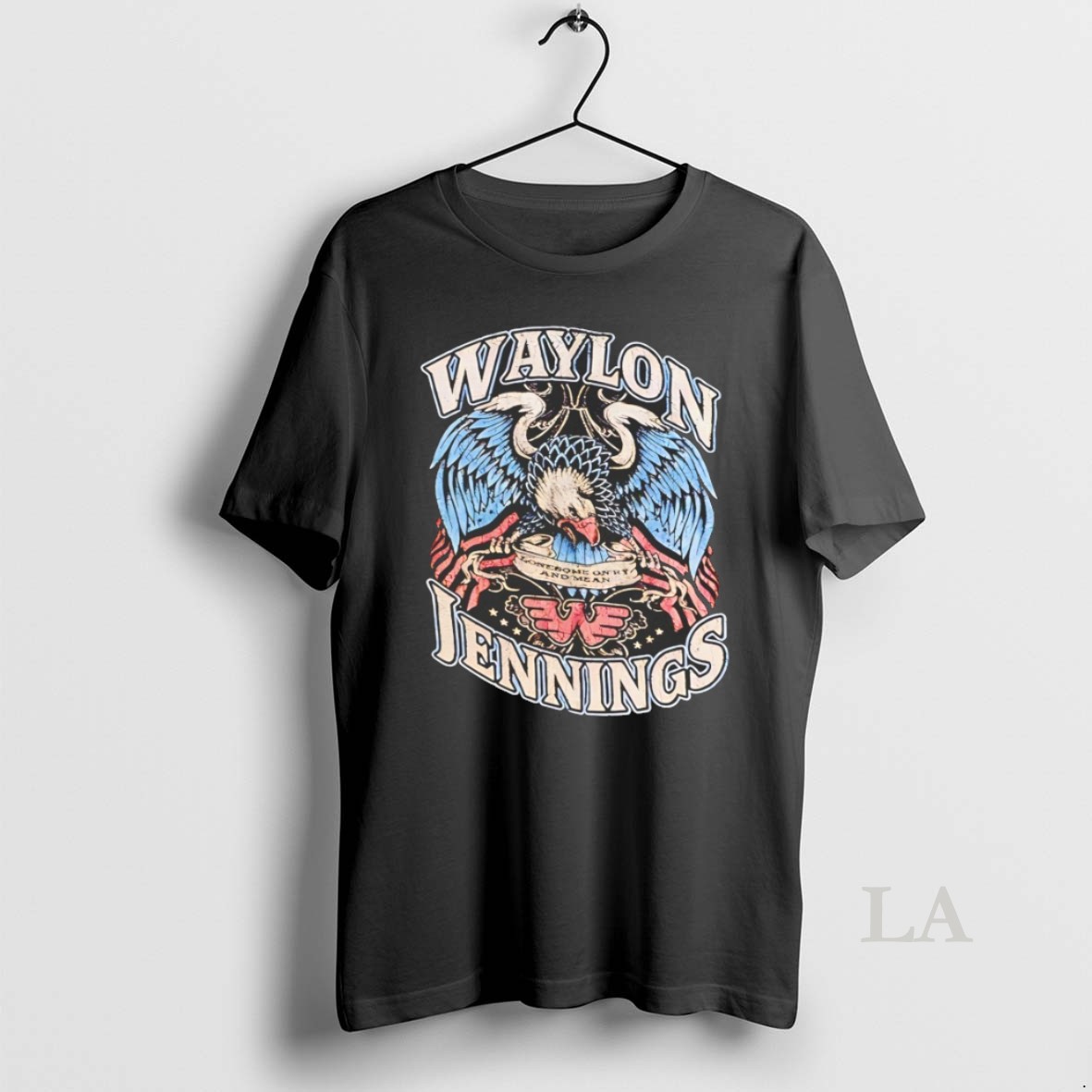 Original Waylon Jennings Lonesome Onry Mean Shirt