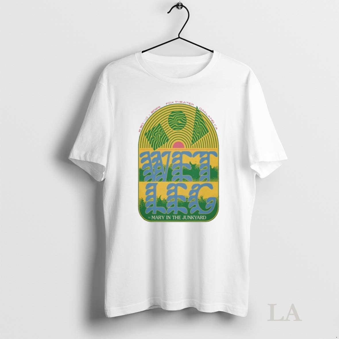 Original Wet Leg Fox Mary In The Junkyard Theater Oakland Ca 2025 Shirt