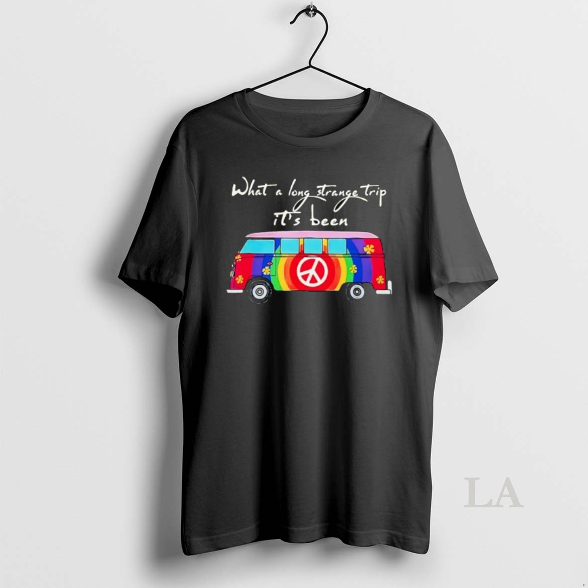 Original What A Long Strange Trip Its Been Peace Bus Shirt