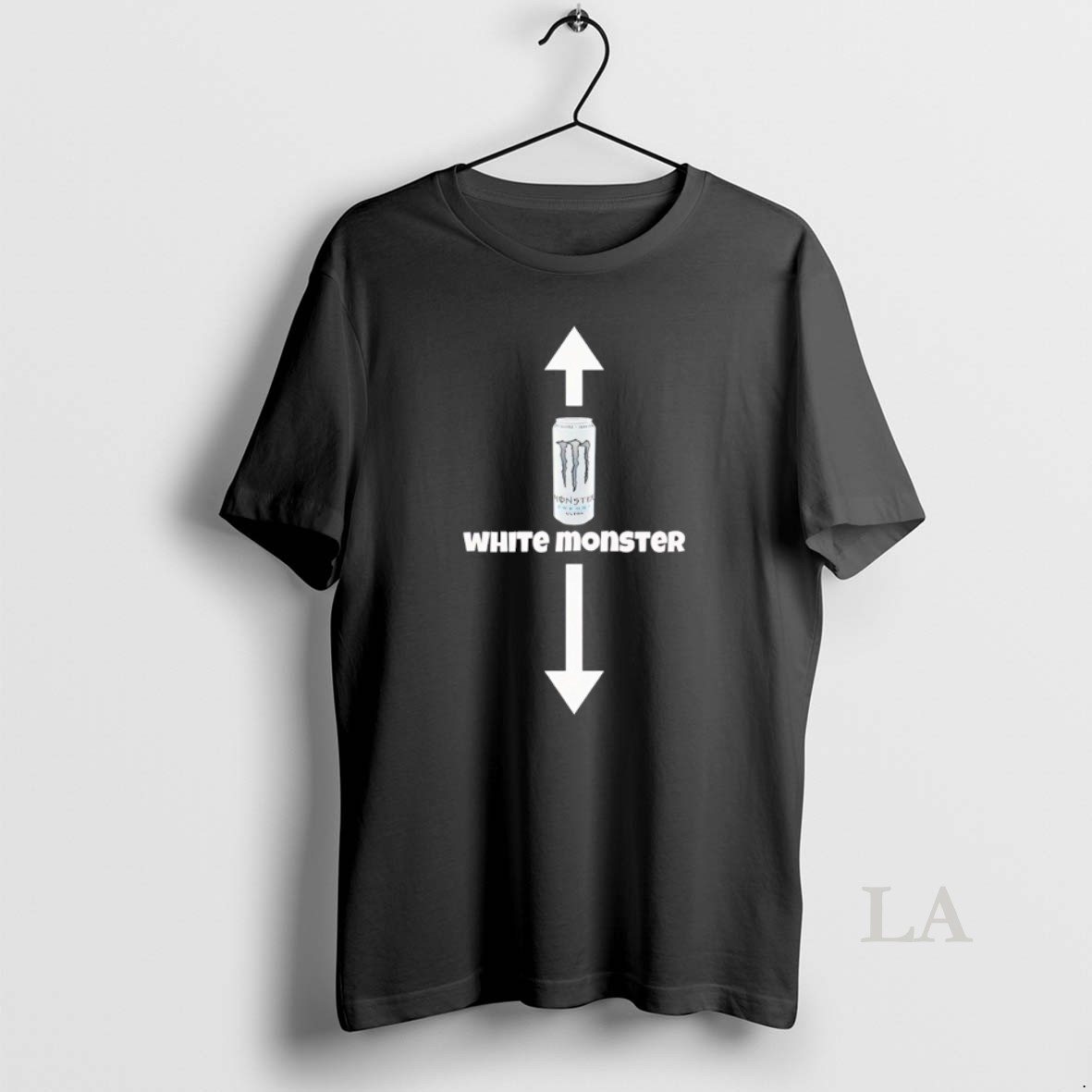 Original White Monster Up And Down Shirt