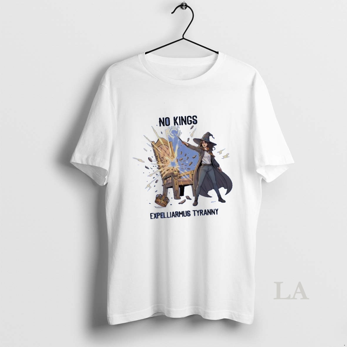 Original Witch Destroys Thrones No Kings Expelliarmus Tyranny Shirt