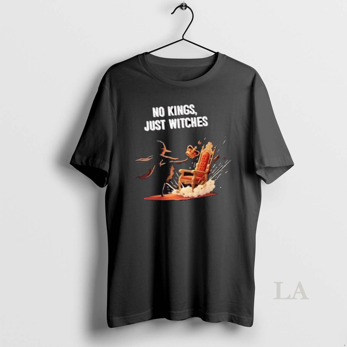 Original Witch Kicking Thrones No Kings Just Witches Shirt