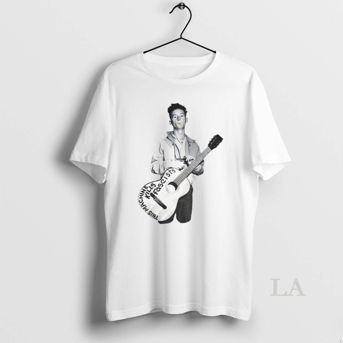 Original Woody Guthrie This Machine Kills Fascists Anti Fascist Vintage Shirt