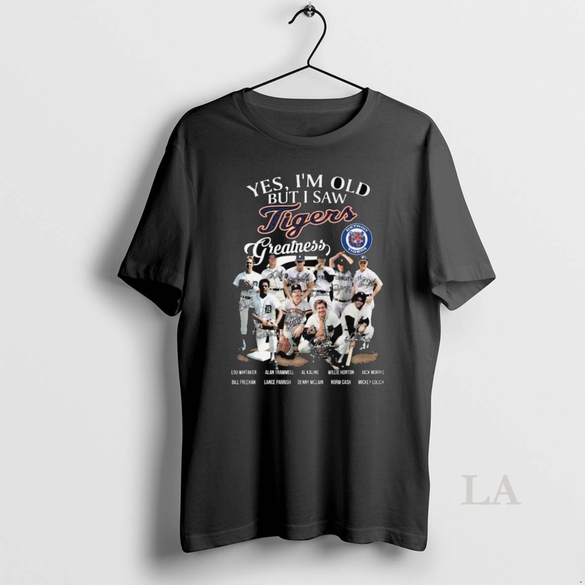 Original Yes Im Old But I Saw Detroit Tigers Greatness 2025 Postseason Signatures Long Sleve Shirt
