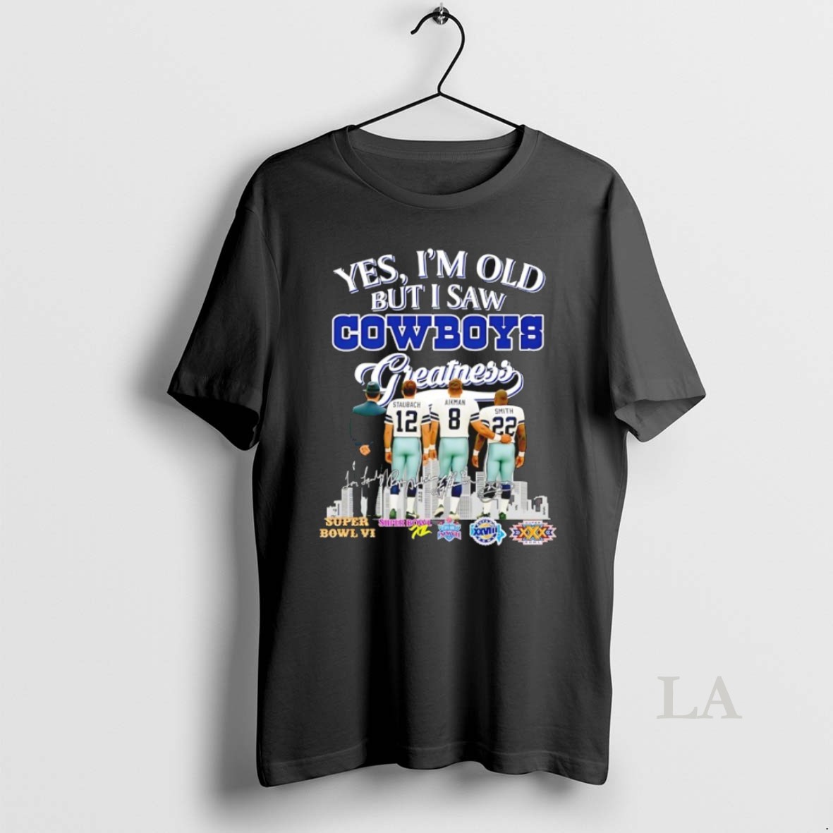 Original Yes Im Old But I Saw Dallas Cowboys Greatest Skyline Signature Shirt