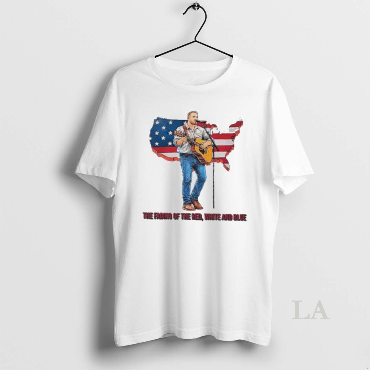 Original Zach Bryan The Fading Of The Red White And Blue Shirt 3
