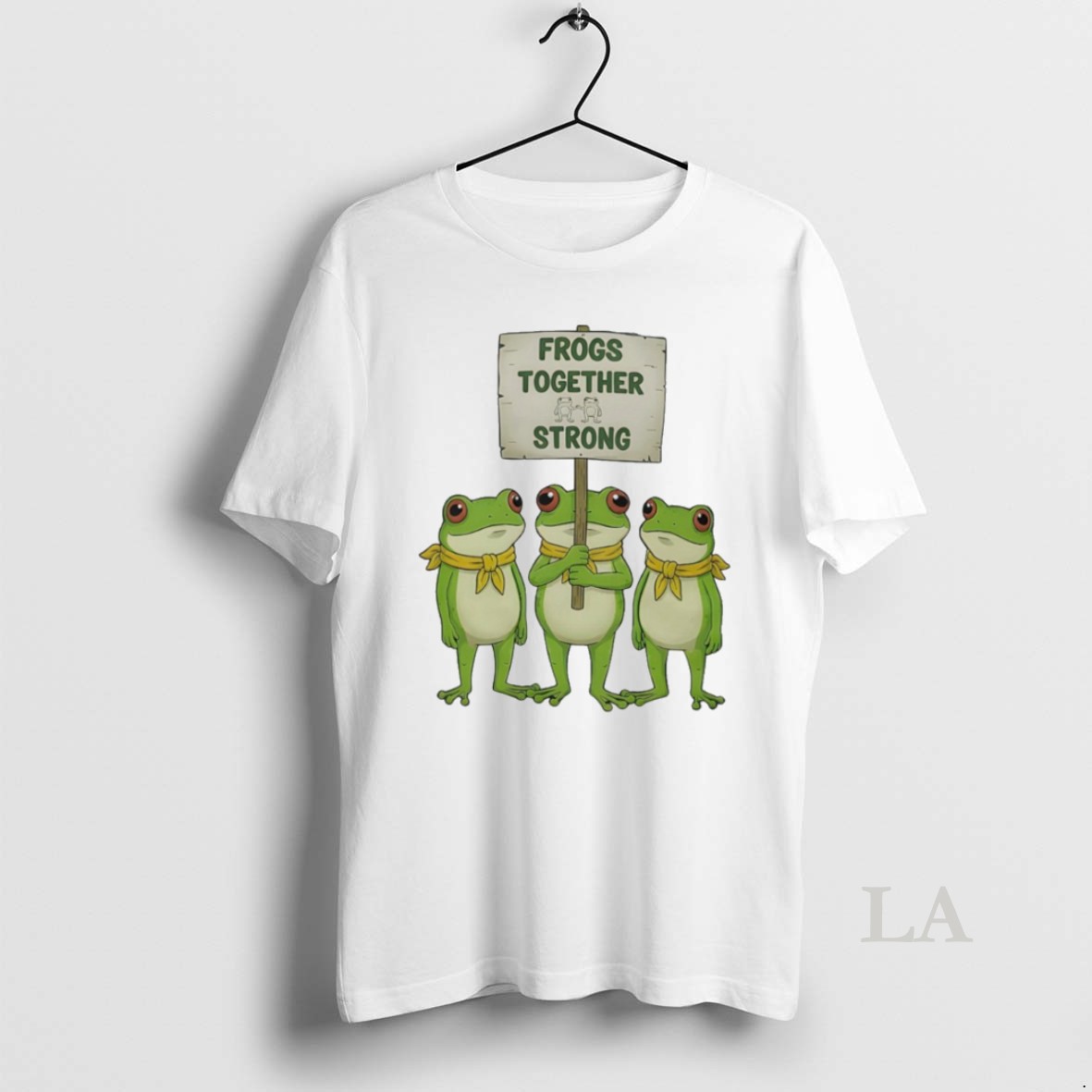 Original Frogs Together Strong Portland Anti Ice Shirt