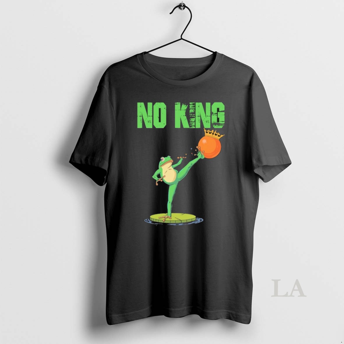 Original Funny No Kings Portland Frog Protest Shirt