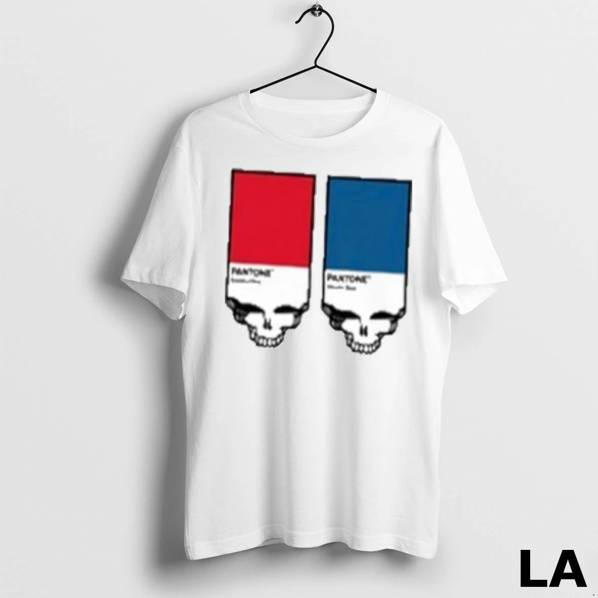 Original Grateful Dead Pantone Red Blue Shirt