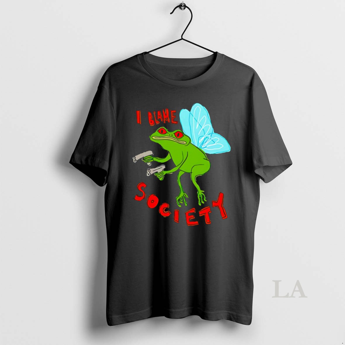 Original I Blame Society Frog T Shirt Zjadpi Shirt