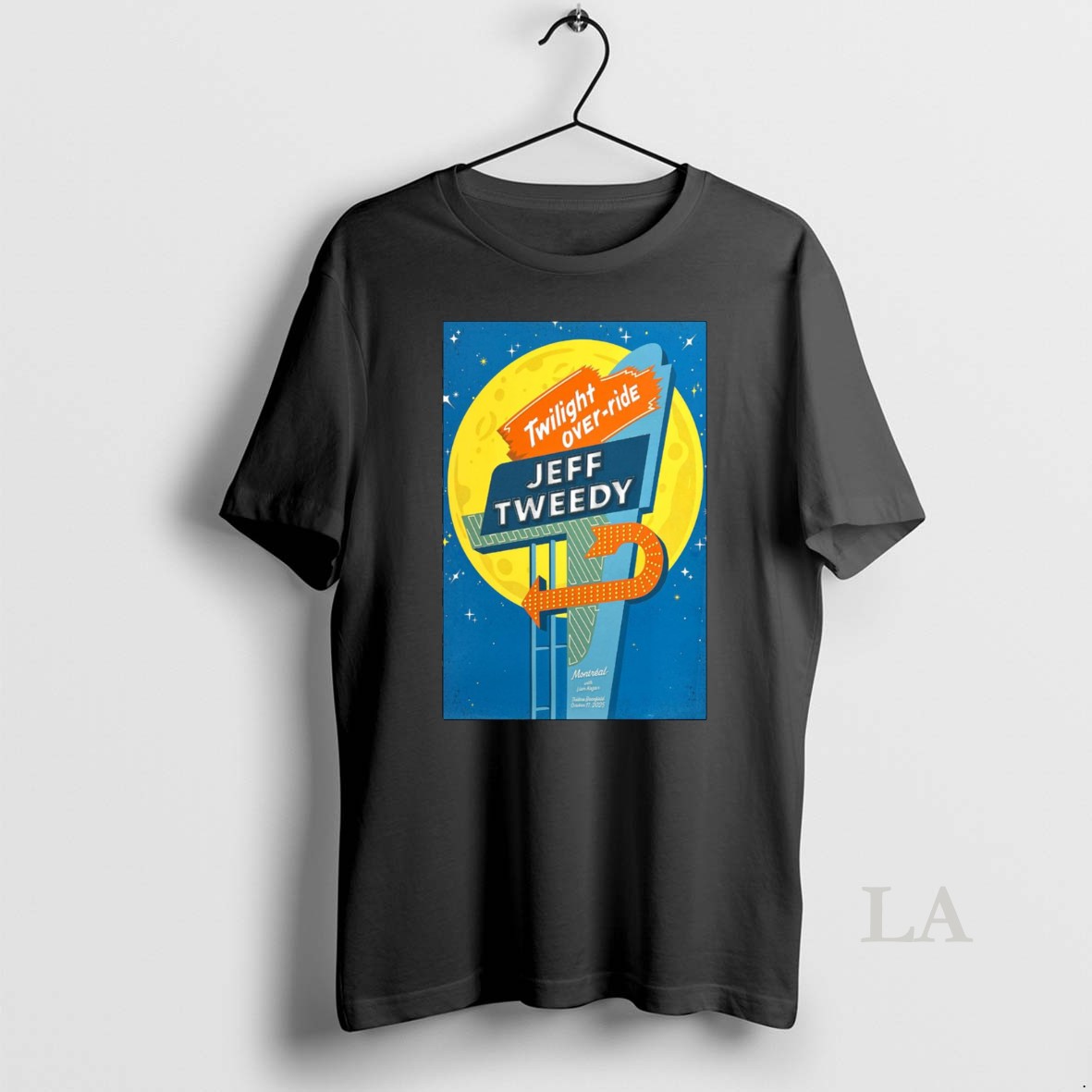 Original Jeff Tweedy Quebec Oct 11 2025 Show Shirt
