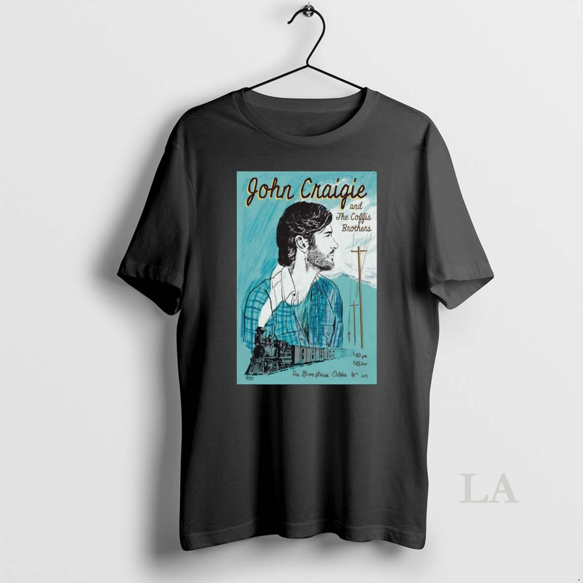 Original John Craigie Mariposa Ca October 16 2025 Concert Shirt
