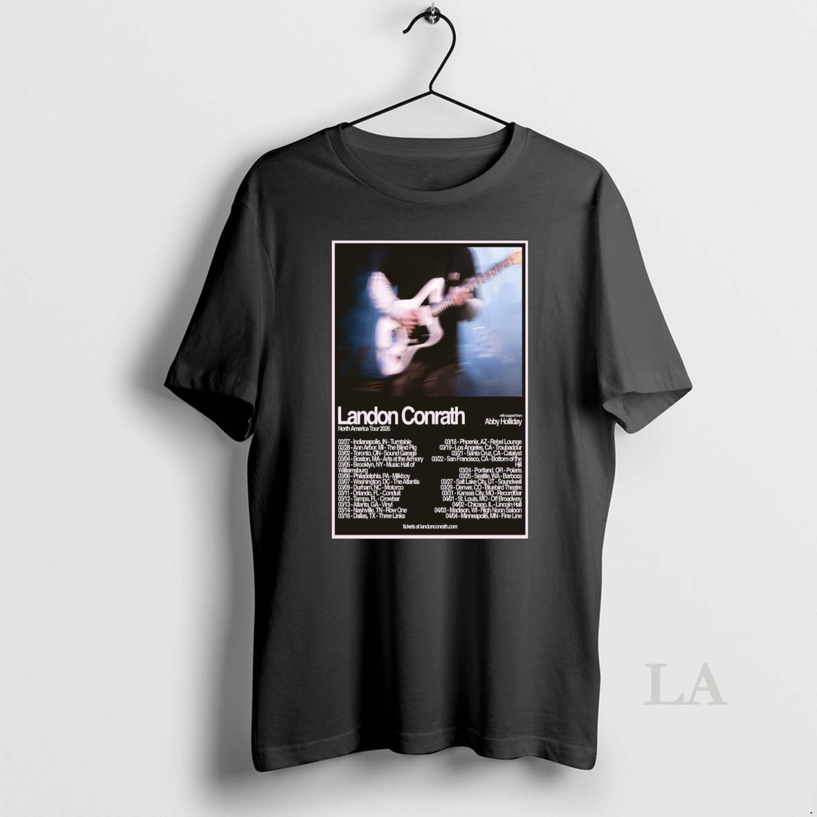 Original Landon Conrath North America Tour 2026 Shirt