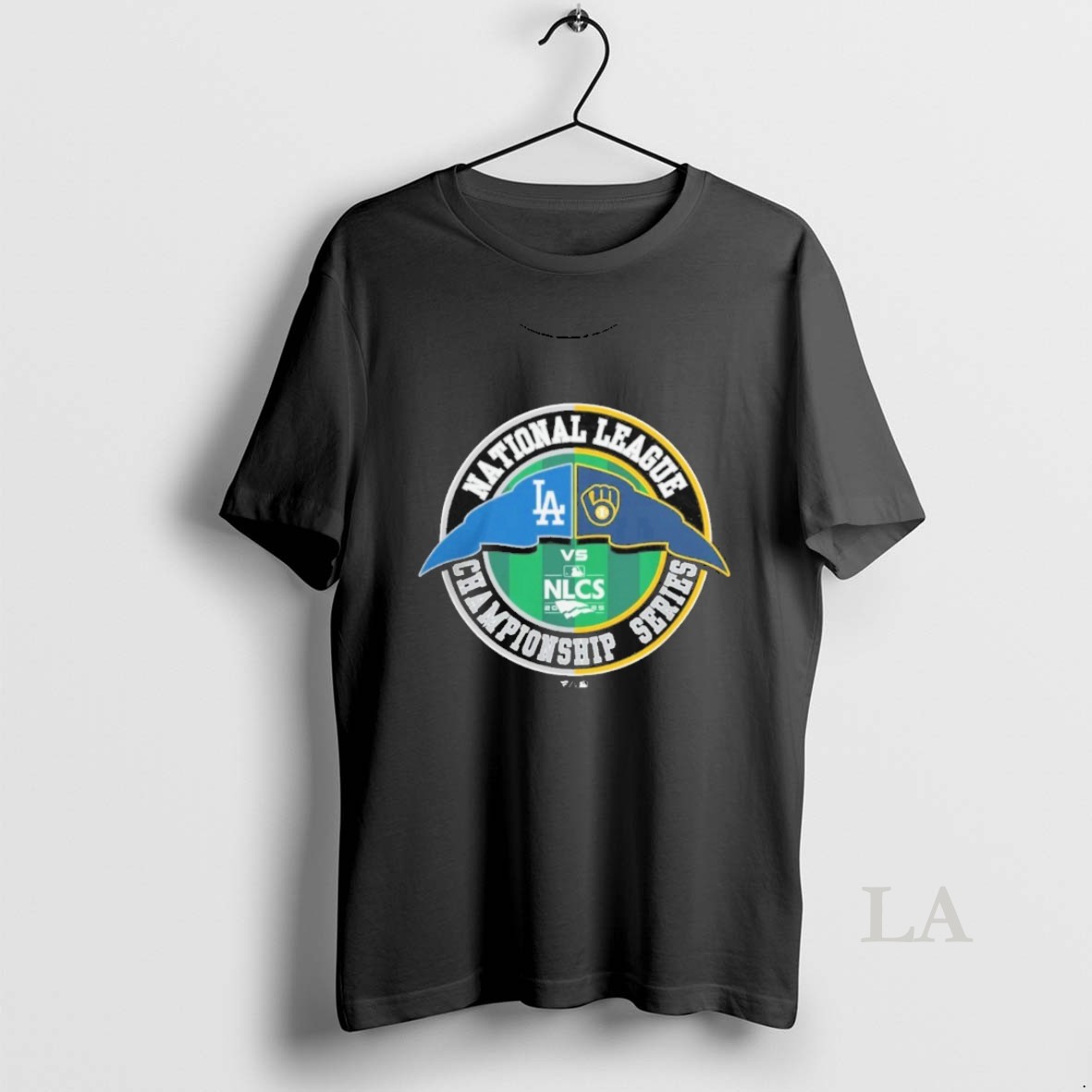 Original Los Angeles Dodgers Vs Milwaukee Brewers 2022 Nlcs National League Matchup Baseball Shirt