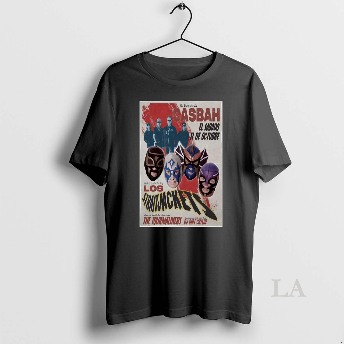 Original Los Straitjackets San Diego Ca October 11 2025 Concert Shirt