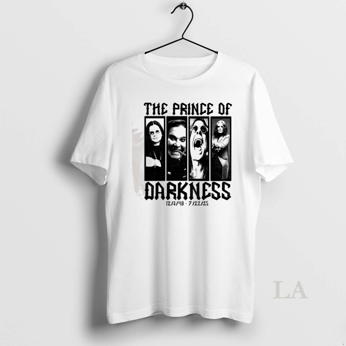 Original Ozzy Osbourne Prince Of Darkness Memorial 1948 2025 Graphic Shirt