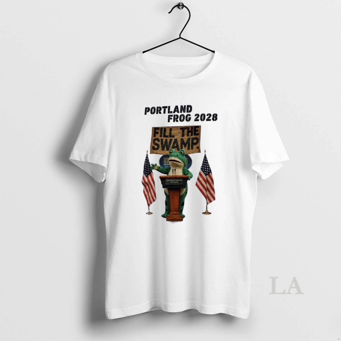 Original Portland Frog 2028 Fill The Swamp Shirt