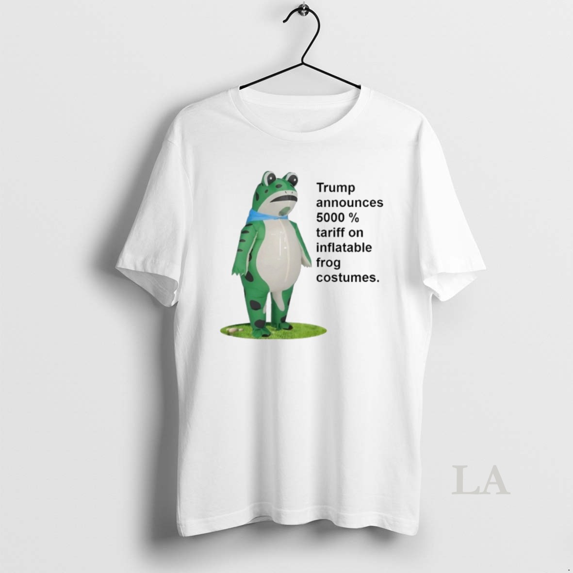 Original Portland Frog Protest Trump Announces 5000 Tariff On Inflatable Frog Costumes Shirt
