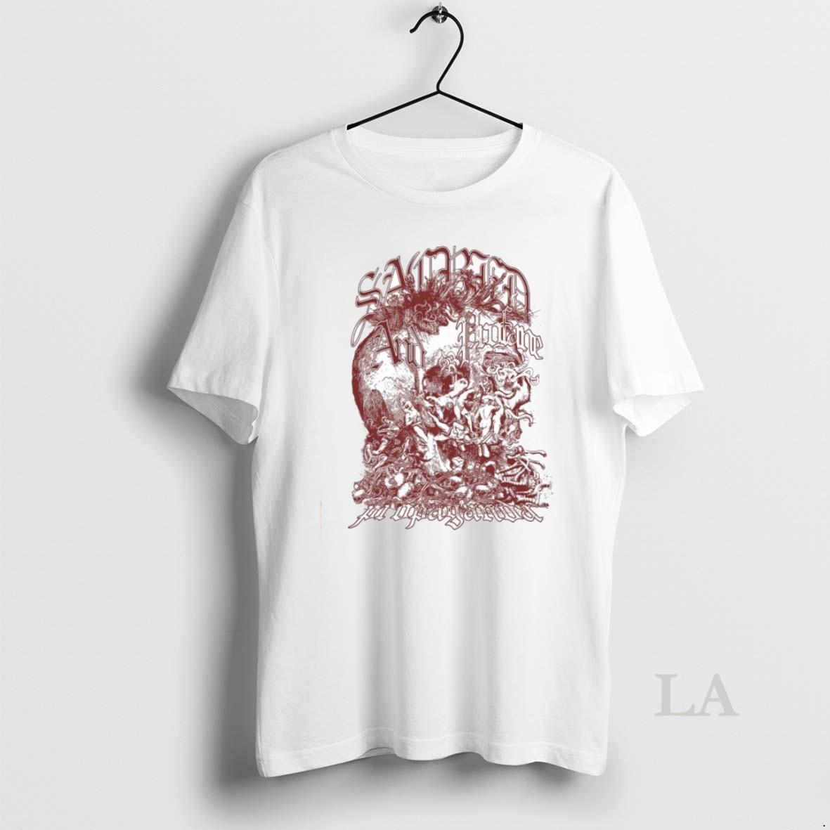 Original Propaganda Sacred And Profane Carnage Skull Shirt