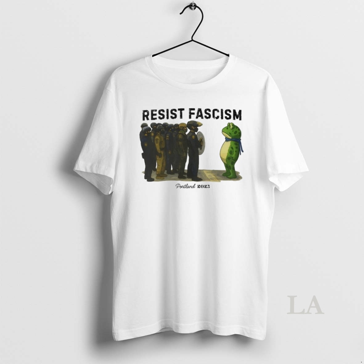 Original Resist Fascism Portland Frog Anti Ice 2025 Shirt