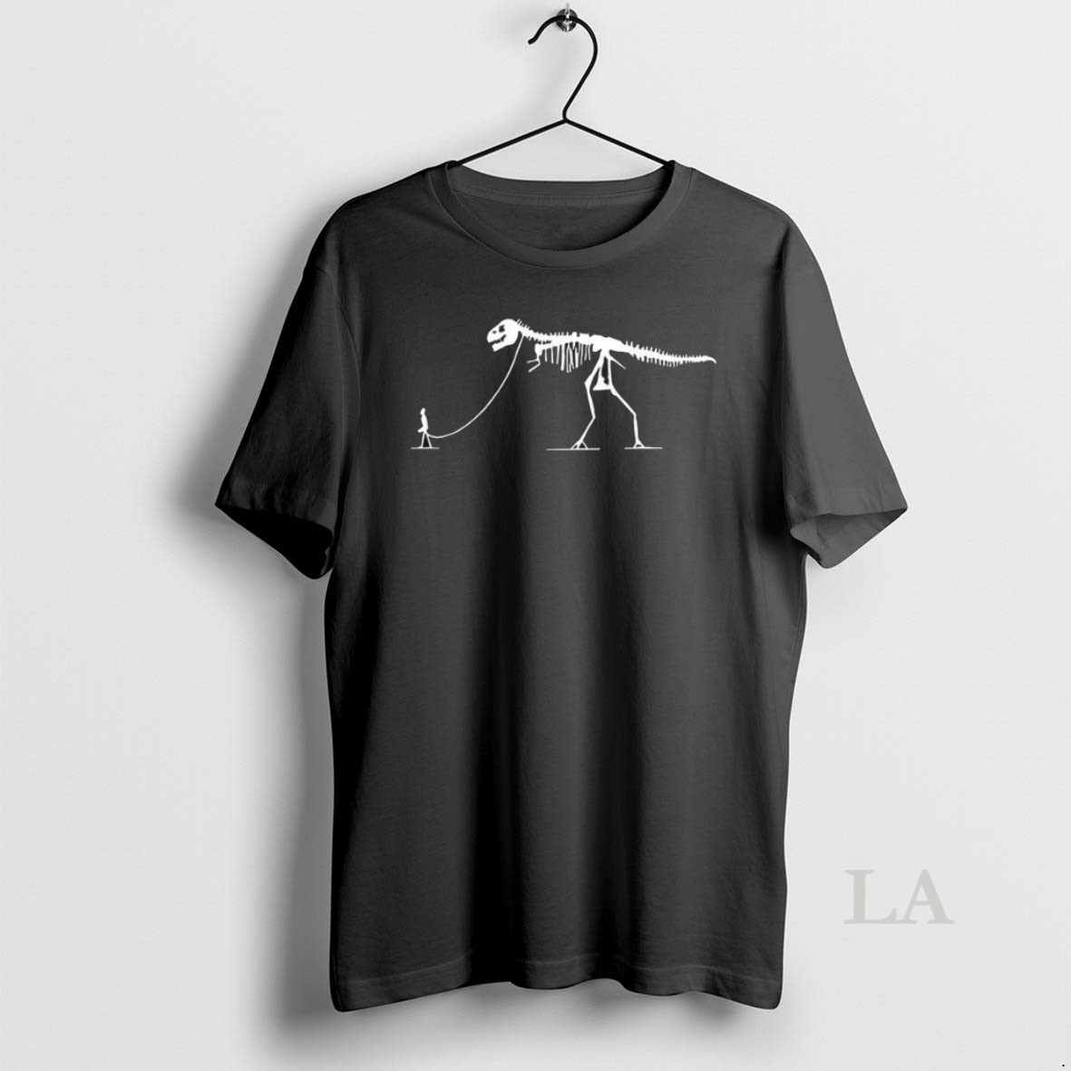 Original Skeleton Man Walking Skeleton Dinosaur Pet T Shirt Lmemgk Shirt