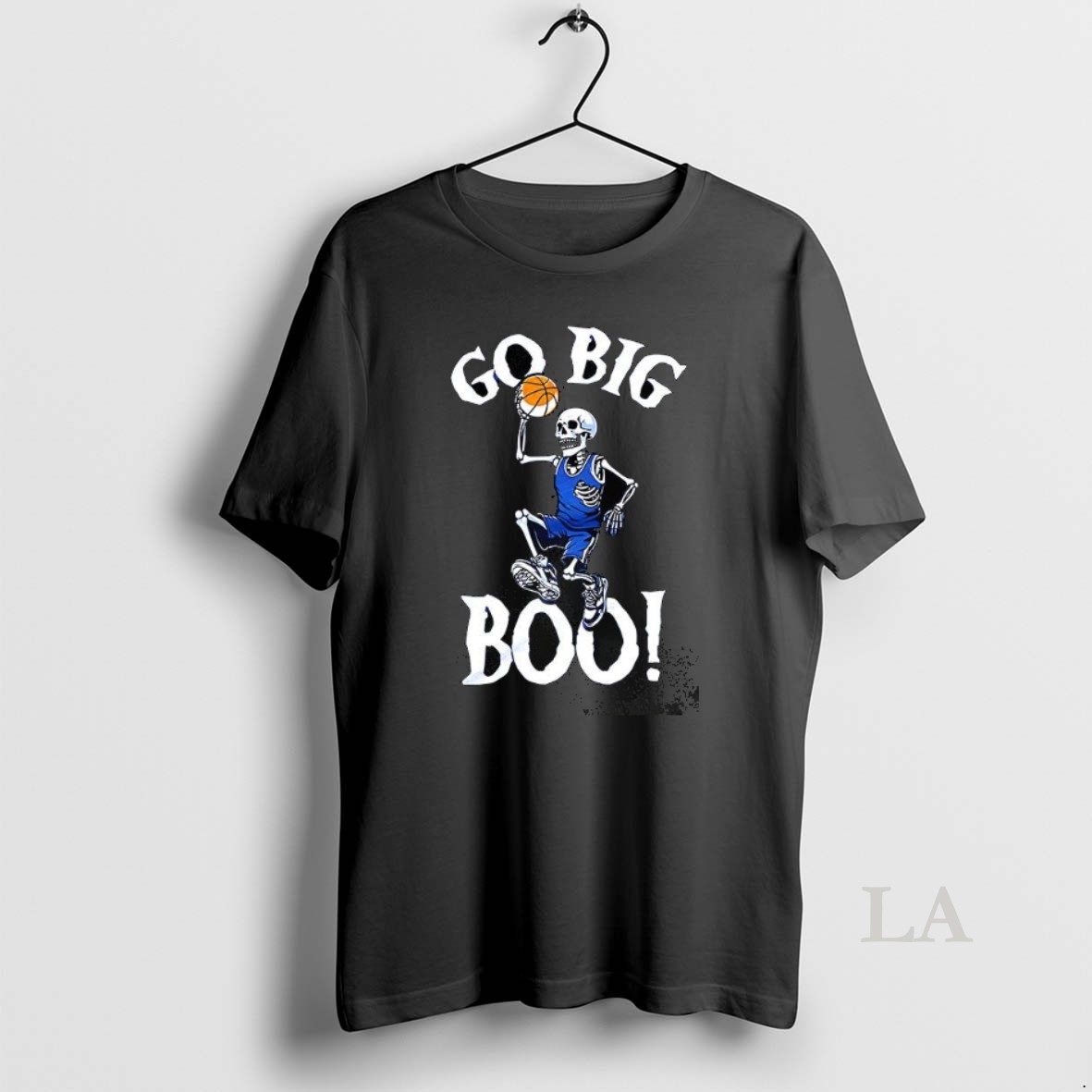Original Skeleton Playing Basketball Go Big Boo Shirt