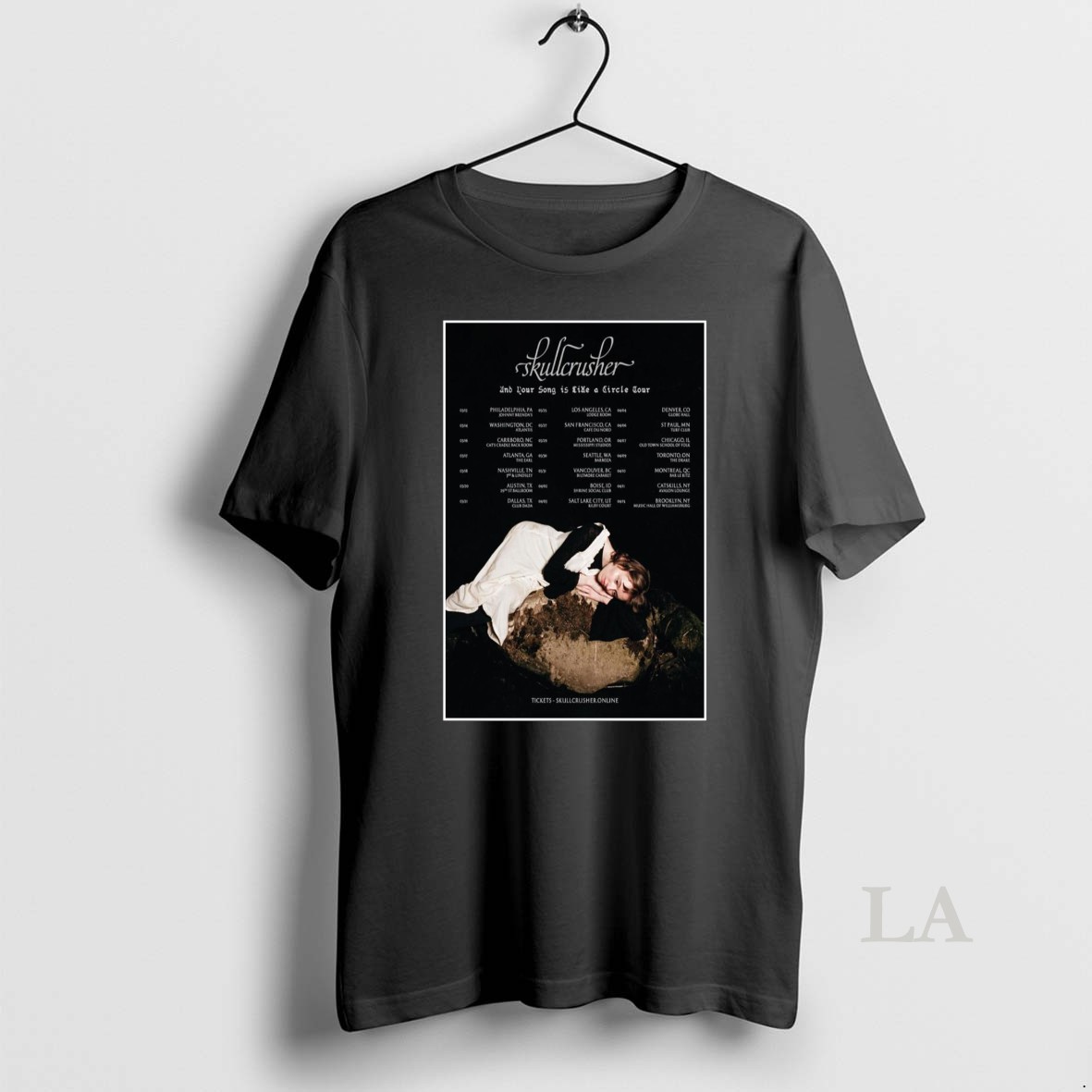 Original Skullcrusher And Your Song Is Like A Circle Tour 2026 Shirt