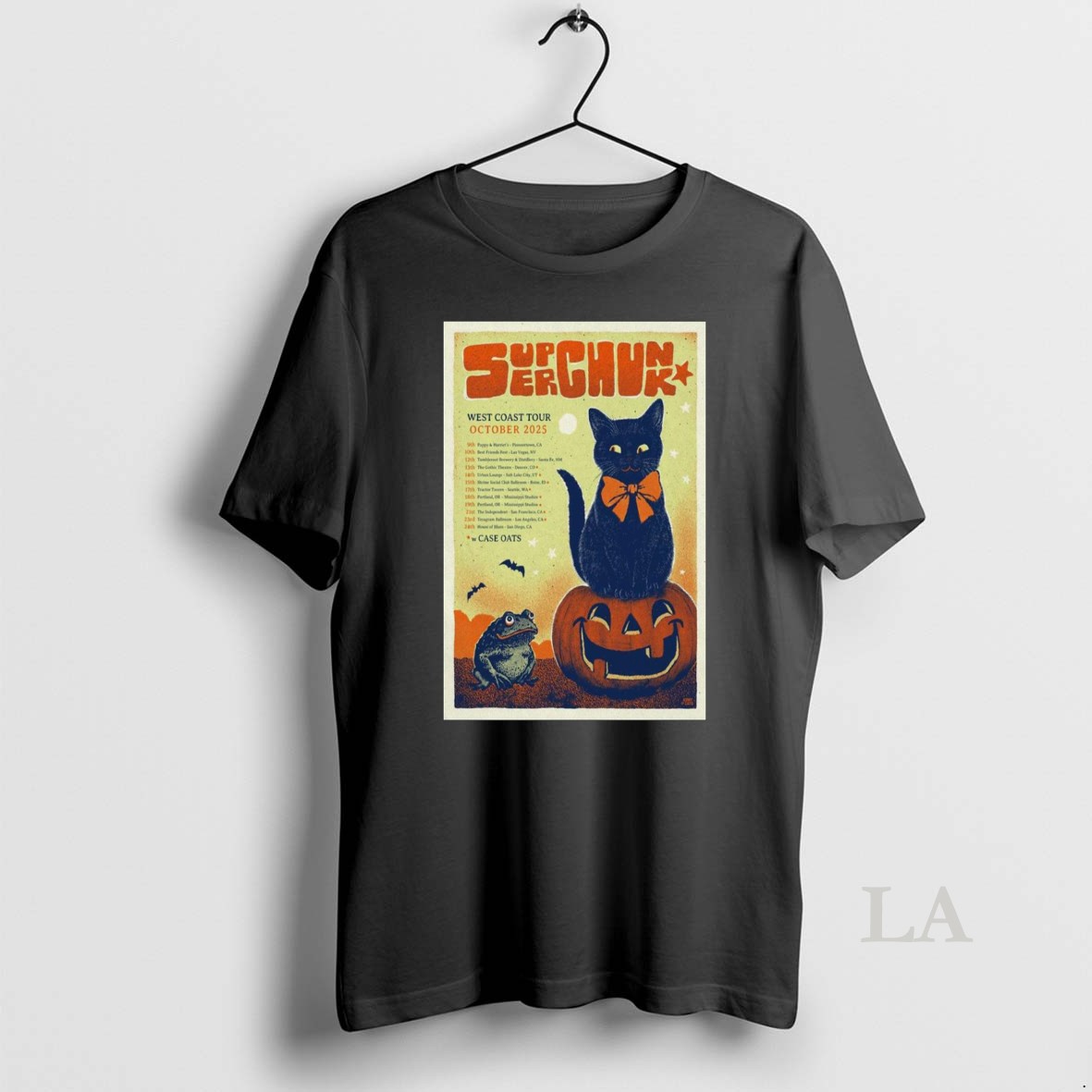 Original Superchunk West Coast Tour October 2025 Shirt